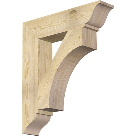 Ekena Millwork Westlake Traditional Rough Sawn Bracket, Douglas Fir, 6"W x 28"D x 32"H BKT06X28X32WTL01RDF